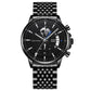 📢📢50 % DE RÉDUCTION !! ⏰  Montre à Quartz pour Homme – Cadran Lumineux, Étanche & Style Classique 🔦