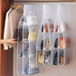 📢📢50 % DE RÉDUCTION !! ⏰ 6/8 Poches Transparentes Anti-Poussière, Gain de Place & Design Double Face
