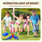 🚀 50 % de réduction – Lance-Roquettes LED pour Enfants avec Projectiles Mous et Effets Lumineux ! 🌟