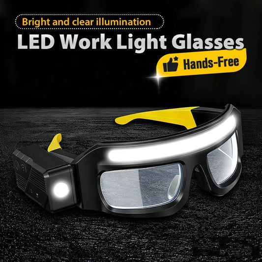 ⏳ Offre limitée : -50 % ⏰ Lunettes avec éclairage LED mains libres