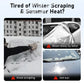 🚗❄️ 50% de réduction ! Housse de neige épaisse pour pare-brise toutes saisons – Protection hiver/été, anti-vent & bandes réfléchissantes