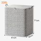 📦🛏️✨ PROMO -50% ! Boîte de Rangement Extra-Large – 110L/150L/220L, Tissu Résistant, Avec Couvercle, Idéal Couvertures & Vêtements