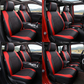 🔥 50% DE RÉDUCTION ! 🎁 Ensemble de 9 housses de siège auto en cuir – Ajustement universel, durables & faciles d'entretien – Parfaites pour le confort & la protection en voiture 🚗