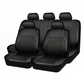 🔥 50% DE RÉDUCTION ! 🎁 Ensemble de 9 housses de siège auto en cuir – Ajustement universel, durables & faciles d'entretien – Parfaites pour le confort & la protection en voiture 🚗