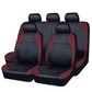 🔥 50% DE RÉDUCTION ! 🎁 Ensemble de 9 housses de siège auto en cuir – Ajustement universel, durables & faciles d'entretien – Parfaites pour le confort & la protection en voiture 🚗