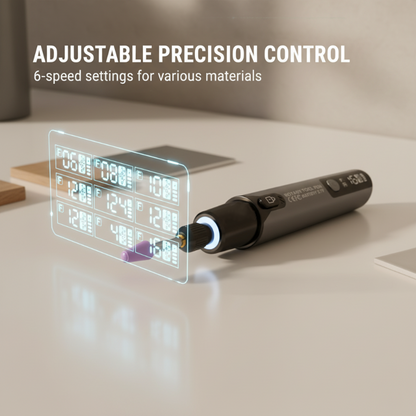 🔧 PROMO SPÉCIALE : 50% DE RÉDUCTION ! ⚙️ Stylo Rotatif Électrique à Affichage Numérique – 6 Vitesses, 16000 tr/min, Moteur Puissant & Utilisation Pendant la Charge 🔋