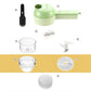 🥒 PROMO FLASH : 50% DE RÉDUCTION ! Hachoir et Coupe-Légumes Électrique 4-en-1 Sans Fil Rechargeable USB, Tranchage Direct en Poêle & Bol Mixeur 250 ml for une Préparation Culinaire Express et Sans Effort ✨