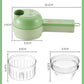 🥒 PROMO FLASH : 50% DE RÉDUCTION ! Hachoir et Coupe-Légumes Électrique 4-en-1 Sans Fil Rechargeable USB, Tranchage Direct en Poêle & Bol Mixeur 250 ml for une Préparation Culinaire Express et Sans Effort ✨