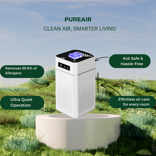 🌿💨 Purificateur d'air pour la maison – Protection complète 🛡️🏠 pour un air ambiant frais et pur, idéal contre les allergènes, la poussière et les odeurs. 🎁