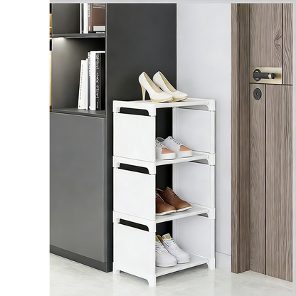🎁 Nouveauté -50% 💥 Porte-chaussures vertical pour entrée – Gain de place, cadre métallique robuste & montage facile 👟