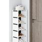 🎁 Nouveauté -50% 💥 Porte-chaussures vertical pour entrée – Gain de place, cadre métallique robuste & montage facile 👟