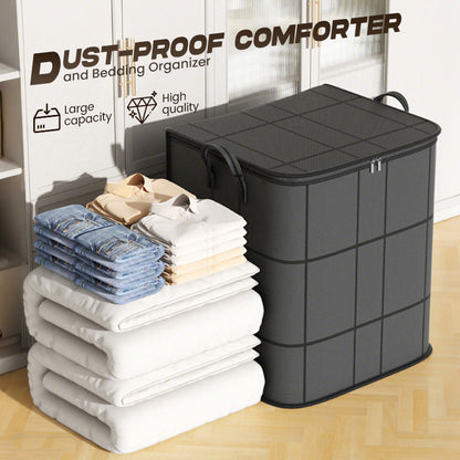 🧺 50% DE RÉDUCTION! 🛏️ Housse de Protection pour Couette & Linge de Lit – Grande Capacité, Tissu Non Tissé Résistant & Design Pliable pour Un Rangement Optimisé 🌿