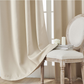 📢📢50% DE RÉDUCTION !! ⏰ Rideaux Décoratifs Élégants – Toile Occultante & Isolation Thermique – Œillets Métalliques – Teinte Beige Intemporelle – Ambiance Douce & Intimité Préservée ☁️