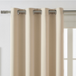 📢📢50% DE RÉDUCTION !! ⏰ Rideaux Décoratifs Élégants – Toile Occultante & Isolation Thermique – Œillets Métalliques – Teinte Beige Intemporelle – Ambiance Douce & Intimité Préservée ☁️