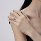 💐50% DE RÉDUCTION ! Bague Romantique Ajustable – Style Bohème avec Pierre Précieuse Noire 🌙💍【Offre Spéciale】