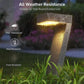 🏡 Lot de 4 lampes de jardin solaires en forme de « 7 » — 7 à 12 heures d'autonomie 💡  ✨