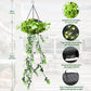 🌿☀️ Lampe solaire suspendue effet herbe – Lumière chaude et tamisée, ambiance féerique pour le jardin, la terrasse ou le balcon, sans fil ni pile 🍃🏡