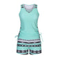 👙 50% DE RÉDUCTION ! 🌺 Ensemble Tankini Deux Pièces Imprimé – Haut Fluide & Shorty Assorti – Tissu Extensible Séchage Rapide – Parfait pour la Plage, la Piscine ou les Vacances ☀️🌊✨