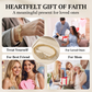 📿🔥 PROMO -50% LIMITÉE ! Bracelet Vierge Marie Femme Plaqué Or – Médaillon Dévotion Élégant, Filigrane Fleurs Creuses Géométrique Artisanat Raffiné, Cuivre Haute Qualité · Cadeau Foi · 2 Styles ✨