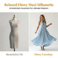 ❤️👗 PROMO LIMITÉE 50% ! Robe Longue d'Été Femme Bretelles Nuque – Col V Profond, Poche, 4 Couleurs, 5 Tailles, Tissu Léger & Respirant 🏖️