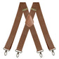 👔 PROMO LIMITÉE -50% ! ✨ Bretelles Homme Dos Croisé X – 4 Clips Amovibles Réglables, Boucle Bronze Antique, Tissu Élastique · 7 Coloris 🔥 2ème à 10€ Seulement !