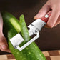 🎉 Épluche-légumes Multi-fonctions en Acier Inoxydable Épaissi – Lame Large, Robuste, Ouvre-bouteille Intégré 🍺