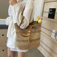 👒 PROMO LIMITÉE 50% DE RÉDUCTION ! 🏖️ Sac Bandoulière Femme en Paille Tissée – Grand Format, Léger, Style Plage ✨