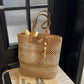 👒 PROMO LIMITÉE 50% DE RÉDUCTION ! 🏖️ Sac Bandoulière Femme en Paille Tissée – Grand Format, Léger, Style Plage ✨