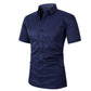 📢📢50 % DE RÉDUCTION !! ⏰Chemise Habillée Extensible à Manches Courtes pour Hommes