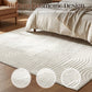 Tapis à motif en arc en peluche – ses poils courts ultra-doux procurent une sensation de chaleur et de confort sous les pieds. Profitez d'un confort optimal au quotidien ! 🏠✨