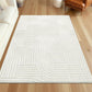 Tapis à motif en arc en peluche – ses poils courts ultra-doux procurent une sensation de chaleur et de confort sous les pieds. Profitez d'un confort optimal au quotidien ! 🏠✨