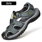 👞 50% DE RÉDUCTION ! 🌿 Sandales d’Extérieur Respirantes et Antidérapantes à Bout Fermé pour Hommes – Simili Cuir, Semelle Caoutchouc & Sangles Velcro – Protection, Confort et Durabilité pour Toutes Vos Aventures 🏔️✨