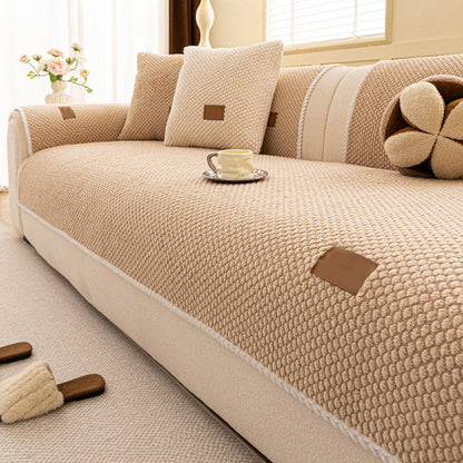 📢📢50% DE RÉDUCTION !! ⏰ Housse canapé anti‑griffes – Ultra‑douce, lavable & résistante – Gris/Blanc/Marron ✨