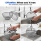 🧺 PROMO LIMITÉE 50% DE RÉDUCTION ! 🍇 Panier à Fruits Fermé avec Couvercle – Mailles Respirantes, Fonction Égouttoir ✨