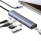 ⚡ PROMO LIMITÉE 50% DE RÉDUCTION ! 🔌 Hub USB-C 5-en-1 Portable avec Sortie HDMI 4K – Transfert Haut Débit, Recharge 100W & Conception Aluminium 💻