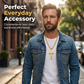 Collier homme vintage avec pendentif croix