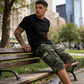 📢📢50% DE RÉDUCTION !! ⏰Short Cargo Camouflage Homme avec Multiples Poches