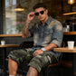 📢📢50% DE RÉDUCTION !! ⏰Short Cargo Camouflage Homme avec Multiples Poches