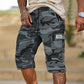 📢📢50% DE RÉDUCTION !! ⏰Short Cargo Camouflage Homme avec Multiples Poches