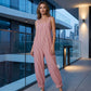 👗 50% DE RÉDUCTION 🌊 Combinaison décontractée à bretelles fines rayée pour femme – Tissu léger, tombé fluide & aérée – parfaite pour la plage, les vacances ou les journées chaudes – look effortless 🏖️