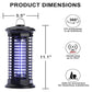 Lampe anti-insectes électrique à haute efficacité