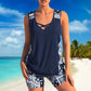 🩱🏊‍♀️ OFFRE FLASH 50% ! Maillot de Bain 2 Pièces Sportif Femme – Décolleté Croisé, Séchage Rapide, Taille Haute, 3 Couleurs, Tailles S-5XL ✨