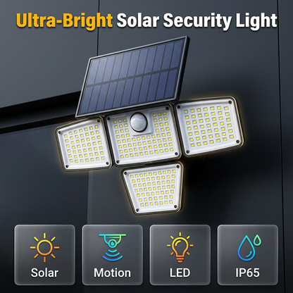 Lampe de Sécurité Solaire avec Détecteur de Mouvement