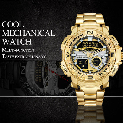 ⌚ PROMO LIMITÉE -50% ! ✨ Montre Sport Homme Double Affichage – Analogique-Numérique, Étanche 3ATM, Multi-Fonction ⏱️