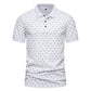 T-shirt homme décontracté à motifs à manches courtes