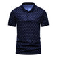 T-shirt homme décontracté à motifs à manches courtes