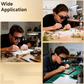 🔍50% DE RÉDUCTION⏰Loupe LED de précision pour électronique & artisanat – Support réglable & zoom 10-20X – Mains libres, éclairage puissant – idéale pour soudure, réparation horlogère ou peinture miniature🛠️