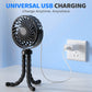 Mini ventilateur portable multifonction avec trépied flexible