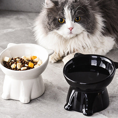 🐱Dernier jour pour l'offre spéciale ! 50 % de réduction ! 🔥Gamelle surélevée ergonomique en plastique pour chat
