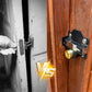 🔐🚪 PROMO FLASH 50% ! Verrou de Portail à Long Pêne 50/70mm – 5 Clés, Construction Fer, Finition Noir Mat, Accès des 2 Côtés, Parfait Sécurité Extérieure ✨